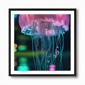 Bright Jellyfish Art Print