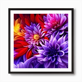 Flowerart7 Art Print