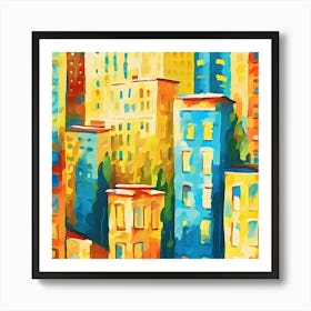 New York City Skyline Art Print