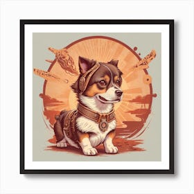 Star Wars Corgi Art Print