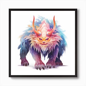 Horned Monster Art Print