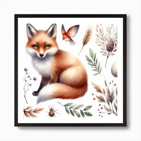 Fox 2 Art Print