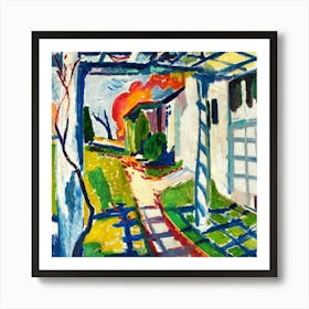 Grape Arbor (Ca Art Print