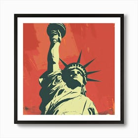 Statue of Liberty NY Usa Vector Design Illustration 1720362777 4 Art Print