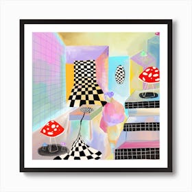 Valentina Square Art Print