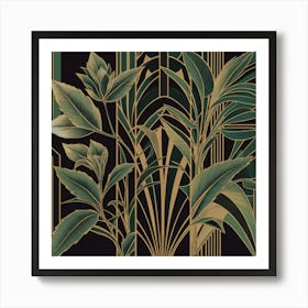 Deco Flora Art Print