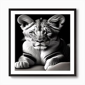 Lion Cub Art Print