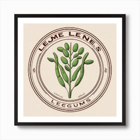 Legumes As A Logo (45) Art Print