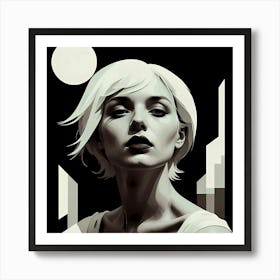 Portrait Of A Woman 1 Art Print