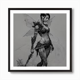 Dirty fairy Art Print