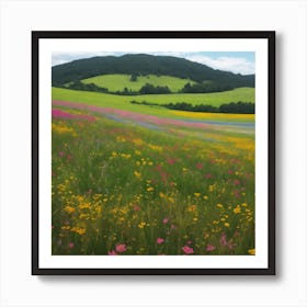 Wildflower Field Art Print