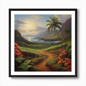 Hawaiian Sunset 3 Art Print