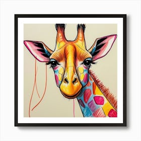 Giraffe 126 Art Print