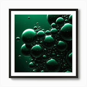 Water Bubbles Art Print