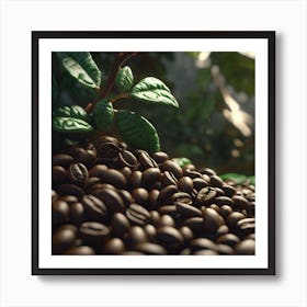 Coffee Beans 131 Art Print