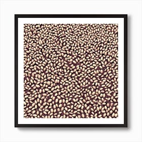 Close Up Of Coffee Beans 7 Art Print