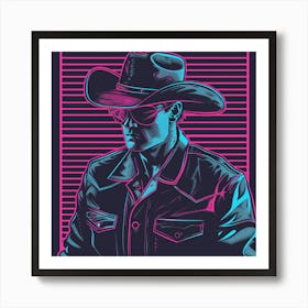 Cowboy 12 Art Print