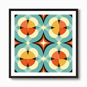 Abstract Geometric Pattern 2 Art Print