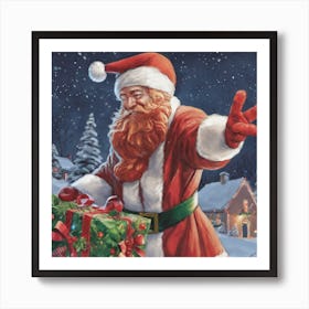 Santa Claus 9 Art Print