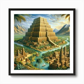 Tower Of Babylon80 Art Print