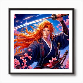 Samurai Warrior 2 Art Print