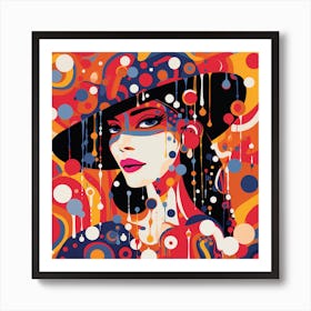 Lady In A Hat 2 Art Print