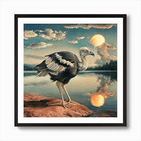 Secretary Bird 4 Art Print