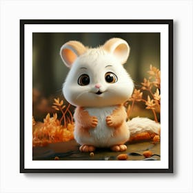 Cute Hamster 16 Art Print