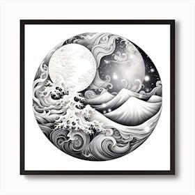 Yin And Yang 23 Art Print