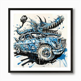 Dragon Car 1 Art Print