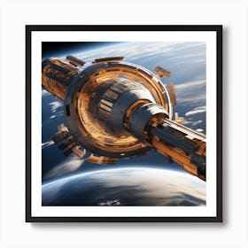 Imagine A Future Where Humanity Has Exhausted Earth S Resources And Needs A New Home Art Print