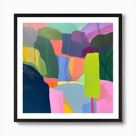 Abstract Park Collection St Stephens Green Dublin 3 Art Print