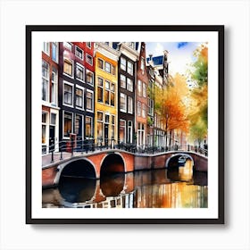 Amsterdam Canal 20 Art Print