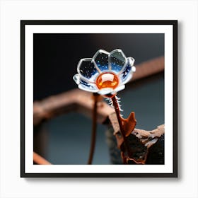 Glass Flower Art Print