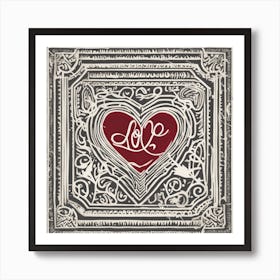 Love in frame Art Print