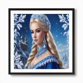 Frozen Anna Art Print