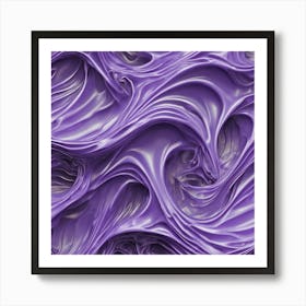 Lavender Fluid Underwater Fractal Pattern By Jacob Lawrence And Francis Picabia Perfect Composit 903494919 (1) Art Print