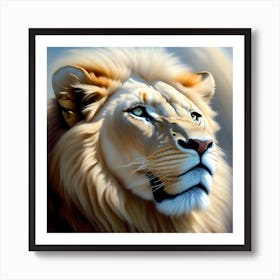 Lion Portrait Art Print