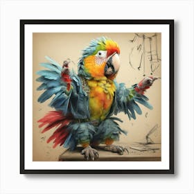 Parrot 44 Art Print