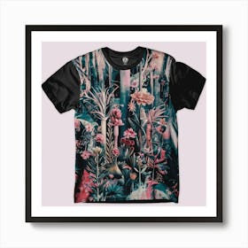 A Striking And Whimsical T Shirt Design Art Print