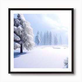 Winter Landscape 47 Art Print