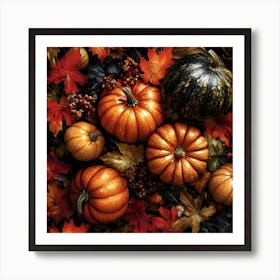 The Pumpkin Harvest 2 Art Print