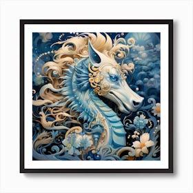 Blue Horse 1 Poster