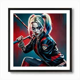 Harley Quinn 5 Art Print