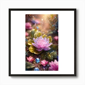 Lotus Flower 3 Art Print