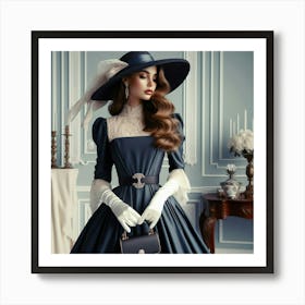 Victorian Woman 1 Art Print