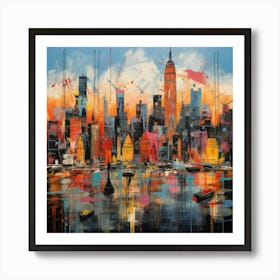 New York City Skyline Art Print