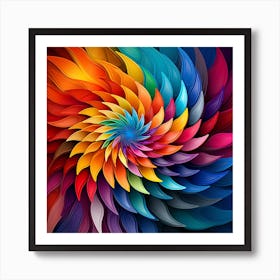 Abstract Colorful Background Art Print