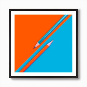 Diagonal. Art Print