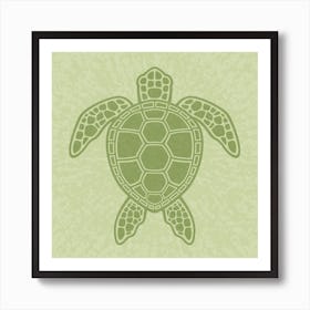 Green Sea Turtle Art Print